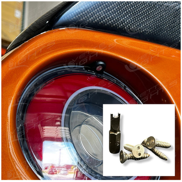 20052013 C6 Corvette TamperResistant Tail Light Screw Set (With Driv