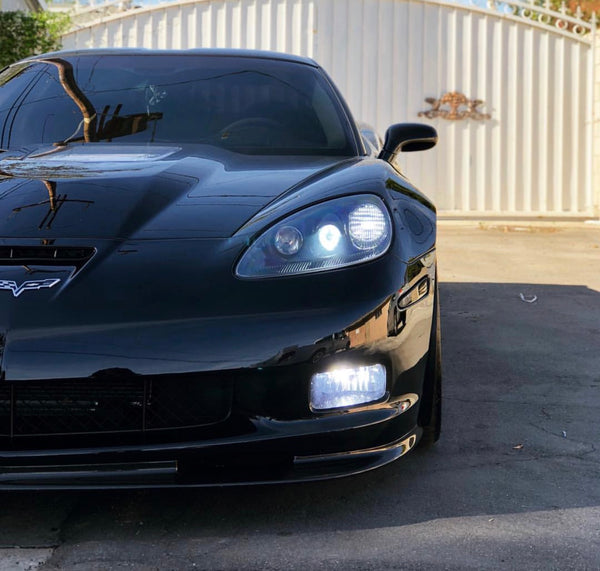20052013 C6 Corvette Brightest Available LED Fog Lights Vette Lights