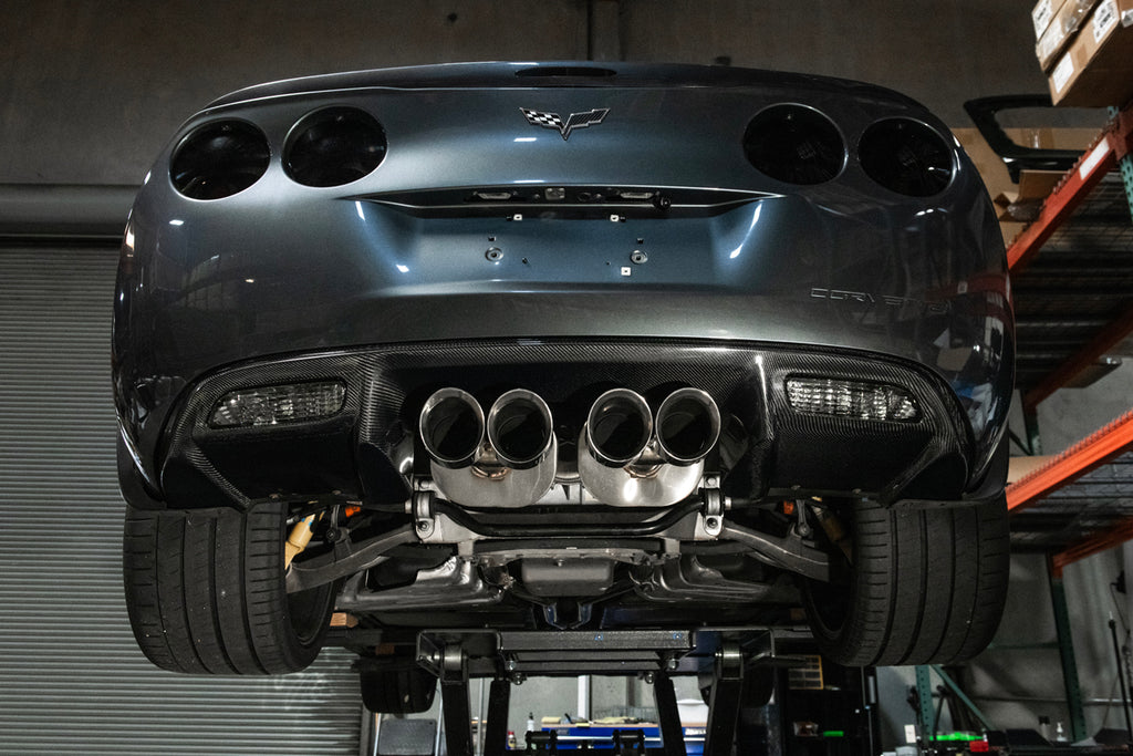 2005 - 2013 C6 Corvette EOS Carbon Fiber Rear Diffuser – Vette Lights
