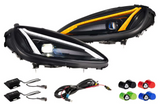 2005-2013 C6 Corvette Morimoto (GTR Carbide) C8-Style LED Headlights