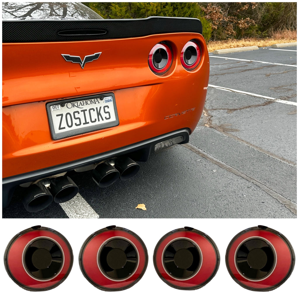 Set Of 4 Tail Lamp Lens Upper Screws – Fits 2005–2013 C6 Corvette (to Bumper)