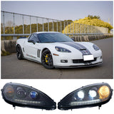 2005 - 2013 C6 Co+ Classic-Style LED Headlights