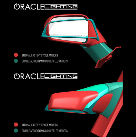 thumbnail image 2 of AM Autoparts Right Mirror Glass – 2014-2019 Chevrolet Corvette, Non-Dimming, GM1325197 2 of 5