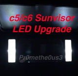 1997-2013 c5/c6 Corvette Sun visor/Vanity LED Upgrade Kit