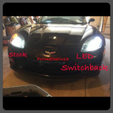 2005-2013 C6 Corvette Switchback (White & Amber) LED DRL bulbs (FREE Resistors)