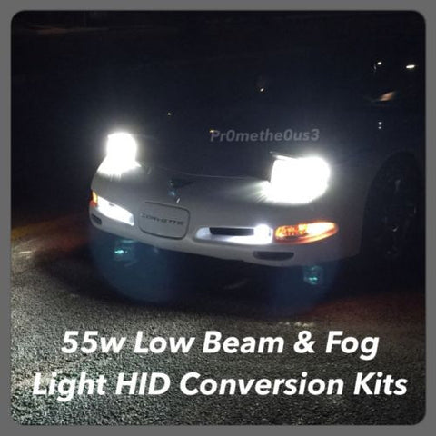 1997-2004 c5 Corvette 55w Low Beam HID Conversion Kit