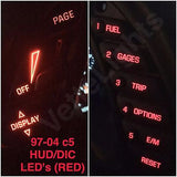 1997-2004 c5 Corvette HUD/DIC Control Pod LED's