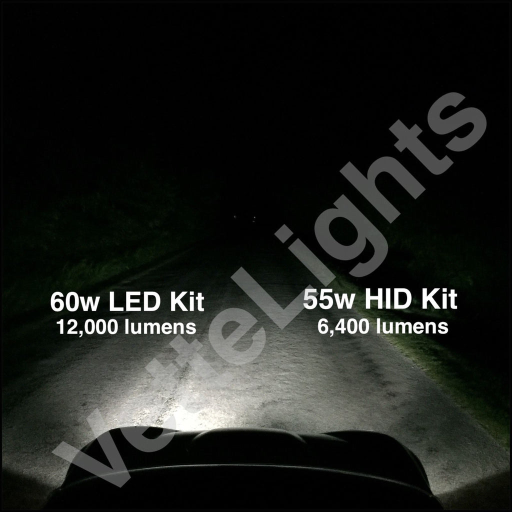 20052013 C6 Corvette Brightest Available LED Fog Lights Vette Lights