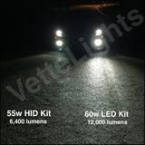 2005-2013 C6 Corvette Brightest Available LED Fog Lights (Brighter Than HID)