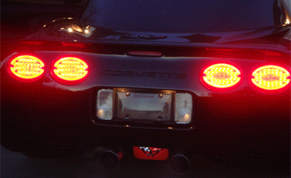1997 2004 C5 Corvette LED Halo Tail Lights Vette Lights
