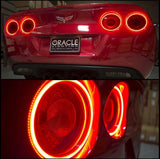 2005-2013 C6 Corvette Oracle Surface-Mount Tail Light Halo Kit (Set of 4)