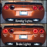 2005-2013 C6 Corvette Eagle Eye LED Tail Lights (Set)