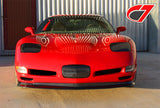 1997-2004 C5 Corvette Carbon Fiber Front License Plate Cover