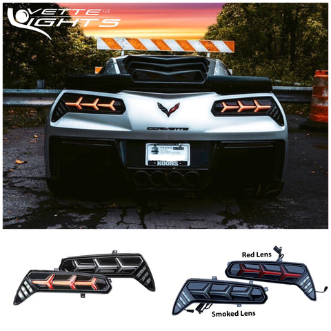 2014-2019 C7 Corvette Morimoto Aventador-Style LED Tail Lights