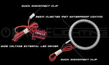 2005-2013 C6 Corvette Oracle Surface-Mount Tail Light Halo Kit (Set of 4)