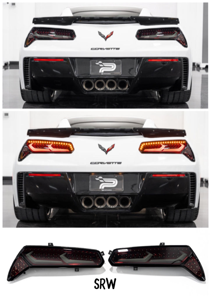 2014-2019 C7 Corvette C8-Style Sequential LED Tail Lights [Auto Revita ...