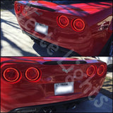 2005-2013 C6 Corvette Oracle Tail Light Halo Rings