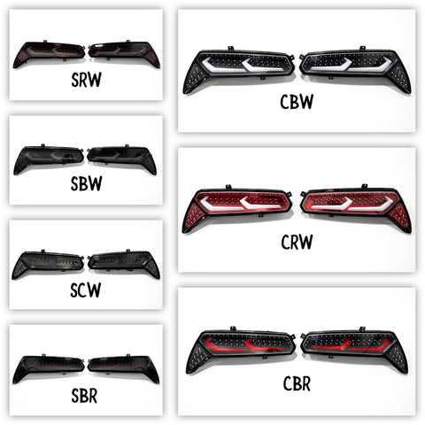 2014-2019 C7 Corvette C8-Style Sequential LED Tail Lights [Auto Revitalization]