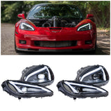 2005-2013 C6 Corvette Morimoto (GTR Carbide) C8-Style LED Headlights