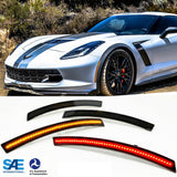 2014-2019 C7 Corvette Laser LED Side Marker Assemblies [Smoked Lens]